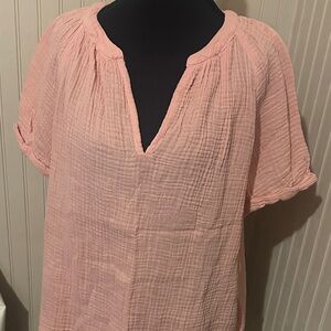 Women's Light Pink Blouse Industry Republic brand Size Large